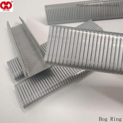 Wholesale Supplier Stock Lot Nail and Staple Products Direct Manufacturer in Anhui Galvanized D Style Hog Ring Collated Nails.