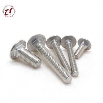 304 Stainless Steel DIN603 SS316 Carriage Bolts Coach Bolt