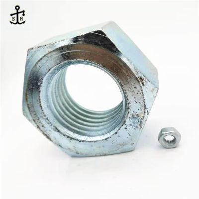 Big Nuts Carbon Steel ISO 4166 Hexagon Nuts for Fine Mechanics Made in China
