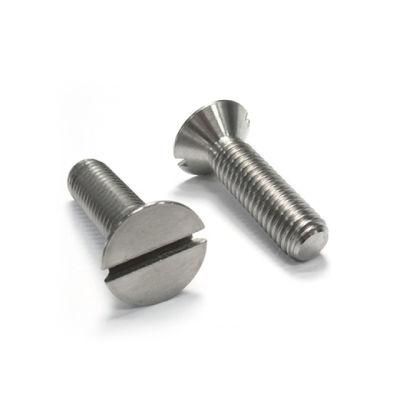 DIN 963 Gr. 7 Slotted Countersunk Head Titanium Screws