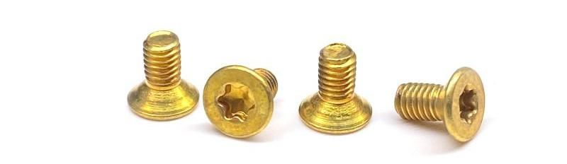 Small Micro Flat Countersunk Csk Torx Head Precision Brass Screws