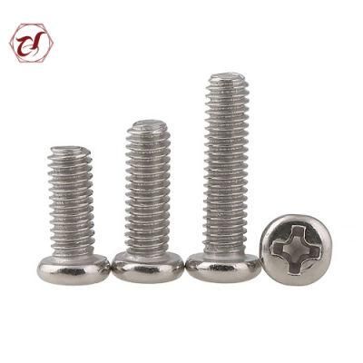 304 Jp Bolt DIN7985 Stainless Steel Phillips Pan Head Machine Screw