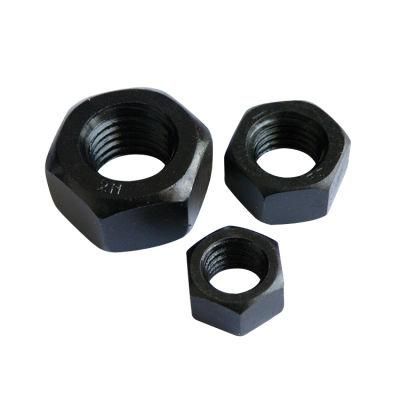 ASTM A563 Hex Finish Nut Black