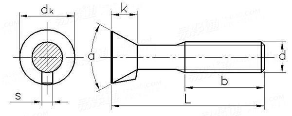Carbon Steel Black Flat Countersunk Head Carriage Nib Bolt DIN604 China