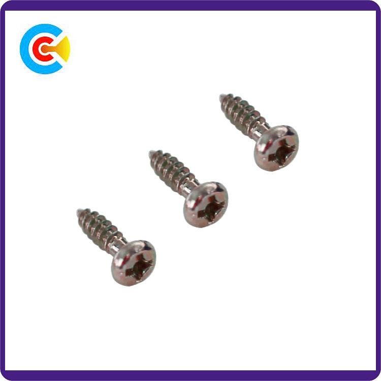 Stainless Steel/4.8/8.8/10.9 Galvanized Phillips Head Screws for Building Bridgerailway Machine