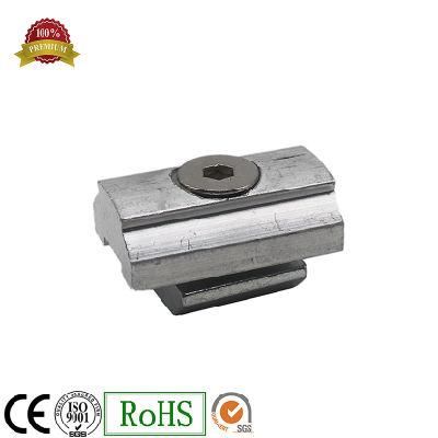 Od 1.1inch Aluminium Pipe Joint Aluminum Connector for Industrial Flow Rack