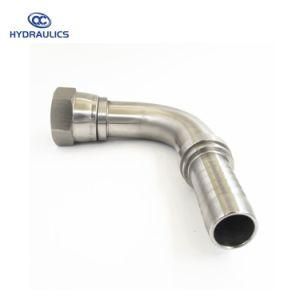 90 Degree Jic Female 74 Degree Cone Seat SAE J514 Stainless Hydraulic Hose Fitting (26791)