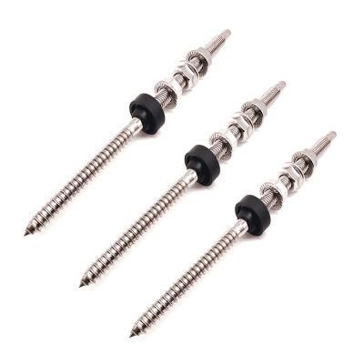 Standard M12 Stainless Steel Dowel Screw for Corrugated Metal Solar Roof Mount