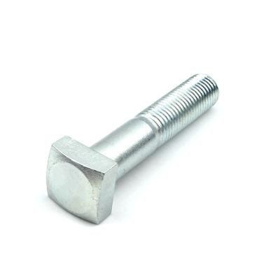 The Full Thread Bolt with Square Shape Head Carbon Steel Bolt Hex Bolt