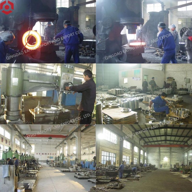 Forged Stainless Steel Flange/Carbon Steel Flange According to ANSI B16.5 DIN En1092-2 GOST Standard