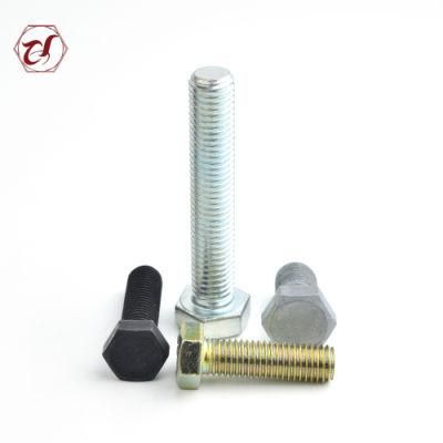 High Quality Zinc Coated DIN933 Hex Bolt/HDG Bolt/Black Bolt/High Strength Bolt