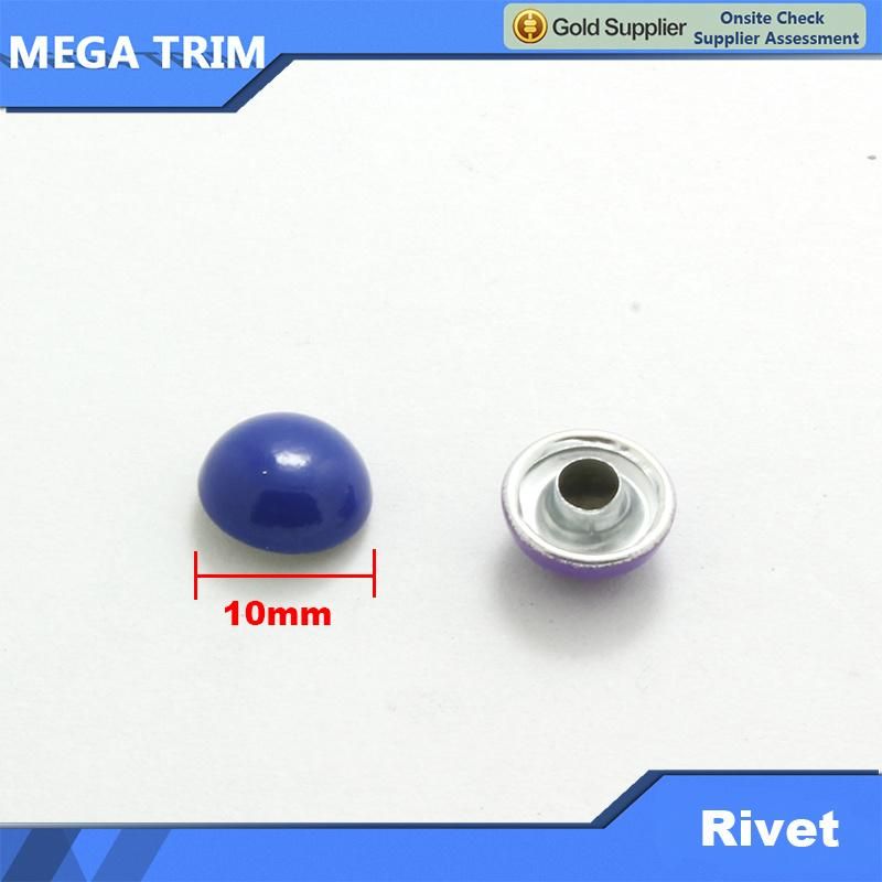 Colorful Dome Shap Metal Rivet for Leather/Bags