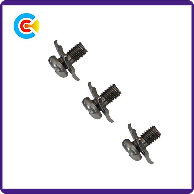 DIN/ANSI/BS/JIS Carbon-Steel/Stainless-Steel Cross Pad Combination Screws Fan Combination Screws