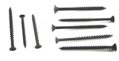 Coarse Thread Bugle Head Drywall Screws with Black Phosphate Coated Size 3.5X51mm Drywall Screws
