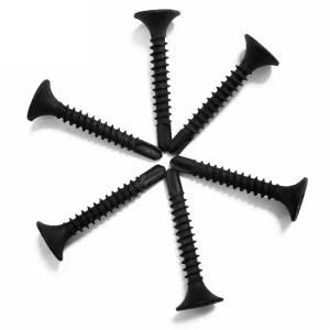 Bugle Head 3.5*25 Tornillos Black Phosphated Self Drilling Drywall Gypsum Screw