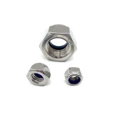DIN985 Nylon Insert Lock Nut Hex Lock Nut Stainless Steel 304 316