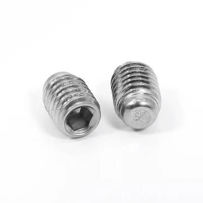 DIN 916 Allen Drive No Head Grub Set Screws DIN916 Stainless Steel 316 Hexagon Socket Set Screws with Cup Point