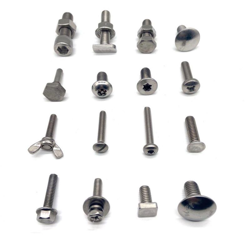 China Wholesale DIN933 DIN931 Stainless Steel 304 316 Thread Bolt Heavy Hexagon Hex Head Nut and Bolt