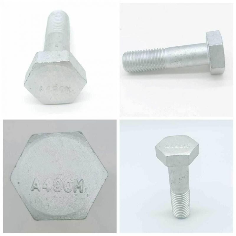 HDG ASTM F3125 A325 A490 A449 A490, A490m High Strength Heavy Hex Structural Bolt