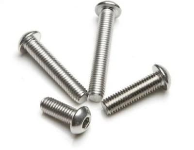 Stainless Steel 304 Round Head Hexagon Socket Screw Round Cup Bolt Pan Head Hexagon Socket Screw M4m5