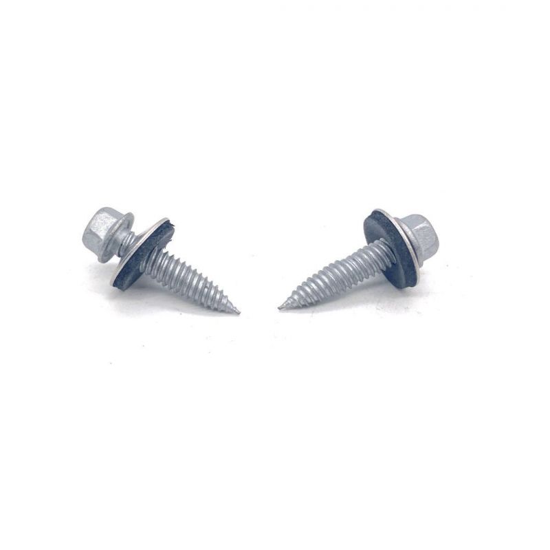 Stainless Steel SS304 SS316 Ss410 Hex Flange Head Roofing Screw /Bi-Metal Screw/Self Tapping Screw