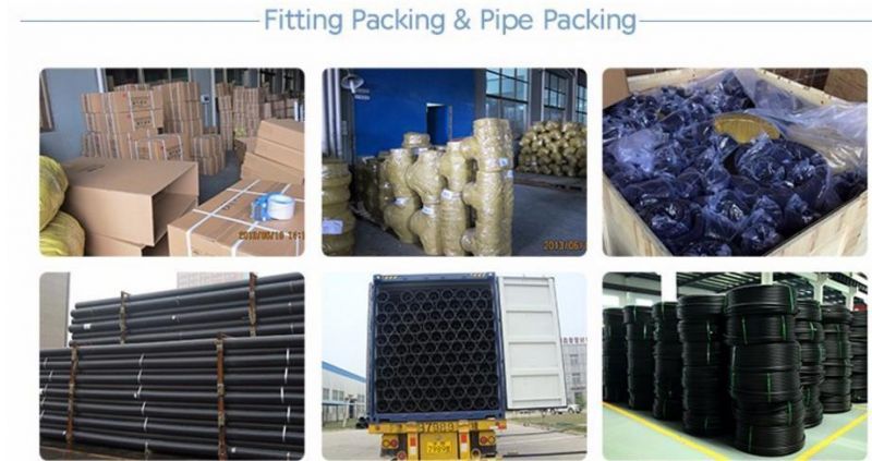 DN40--110mm Black HDPE Flange Adaptor Pipe Fittings Stub End