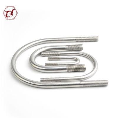 Stainless Steel Half Thread A2 Nut and U Bending Bolt