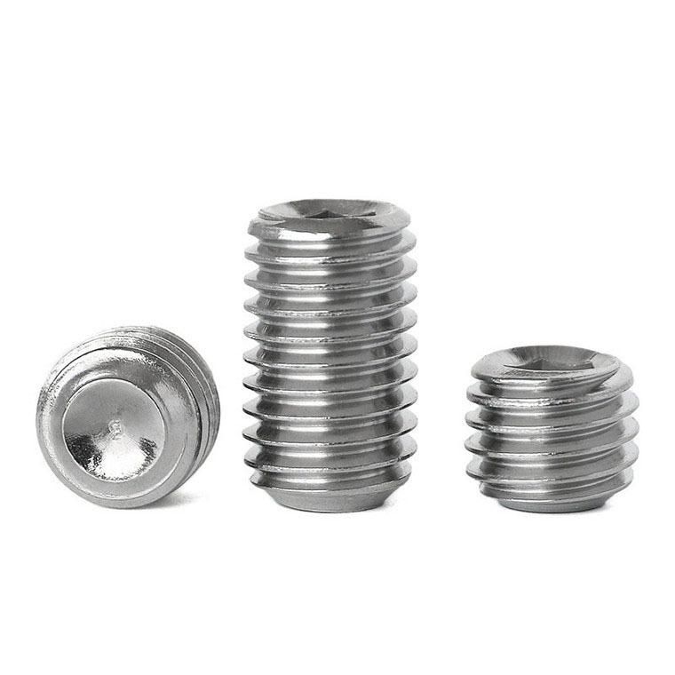 M3 Stainless Steel 304 Hexagon Socket Set Screws with Flat Point A2
