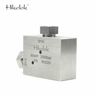 Hikelok Ss Female 20000 Psig Ultra-High Pressure Pipe Fittings Elbow Union