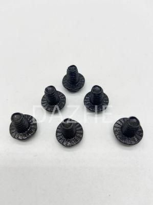 Black Zinc Hex Washer Head Cross Recessed Taptite Style Thread Forming Screws