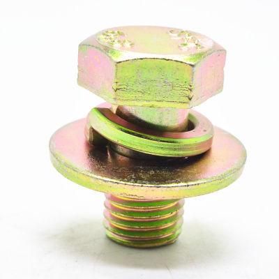 Carbon Steel Yellow Zinc Plated Combination Screw/High Quality Assemble Screw