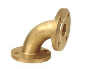 90 Degree Elbow Flange, Brass Pipe Fitting Flange Elbow