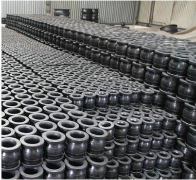 Vulcanized Double-Ball Expansion Joints Flexible Joint Rubber Bellow Flange