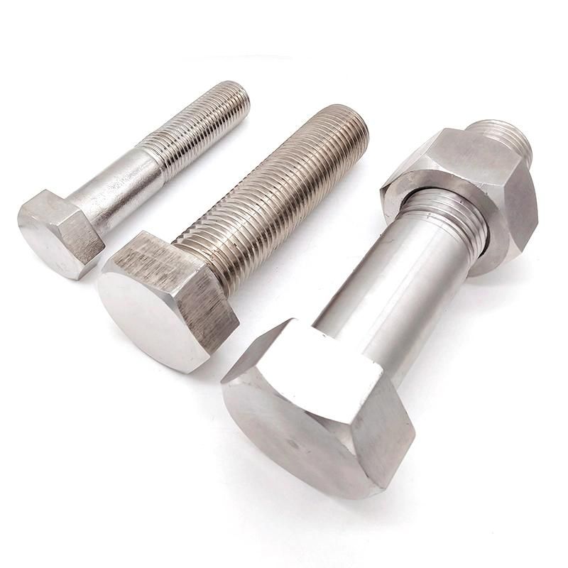 M2-M100 High Quality High Strength 304 316 Stainless Steel Hexagon Head Bolt