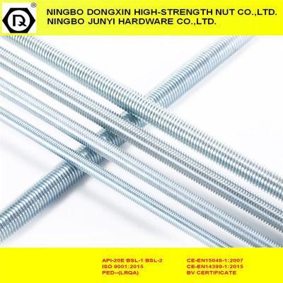 Zinc Plated DIN975 Fasteners Full Threaded Rods by 8.8