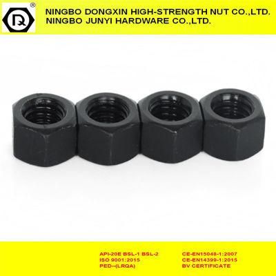 Black DIN934 Hex Nut Fasteners by Carbon Steel