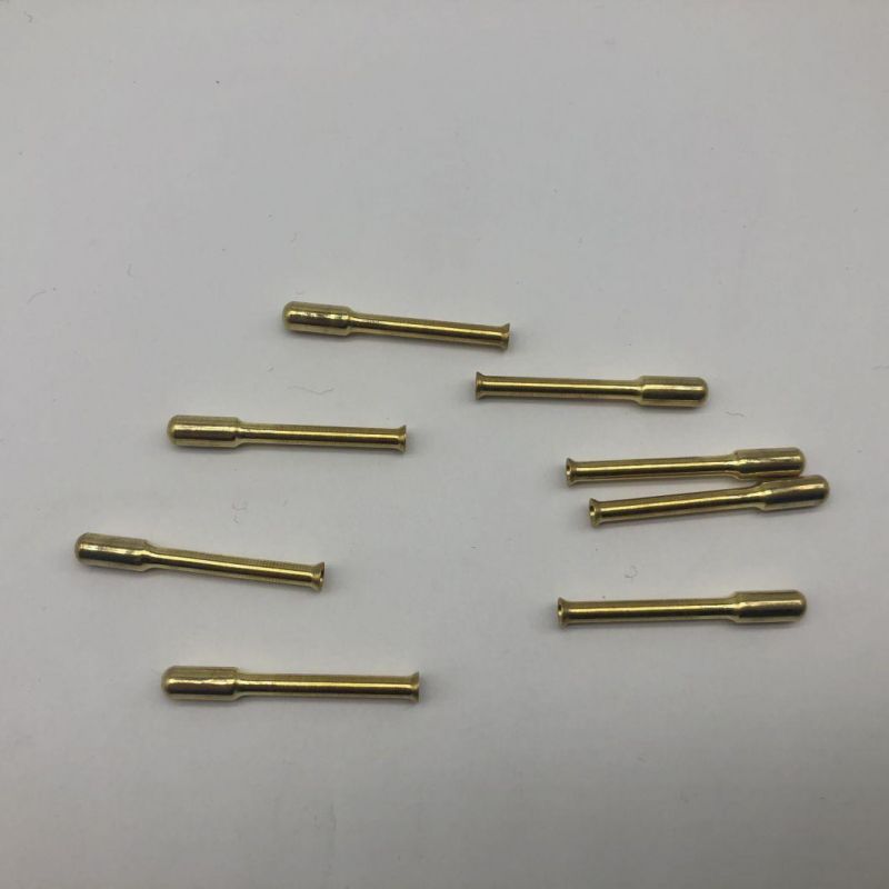 Hollow Rivet for Plug Socket Brass Nickel Plating