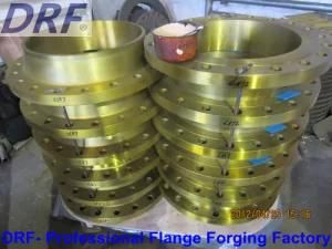 Welding Neck Flange, ANSI Flange, Yellow Painted