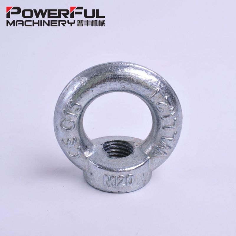 Rigging Hardware Hot DIP Galvanized DIN582 Lifting Eye Nut