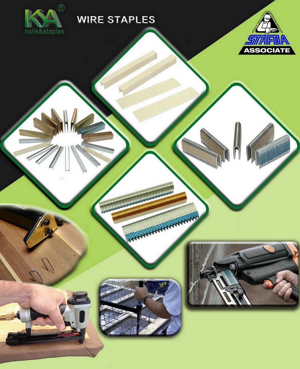 19ga Plastic Staples for Carpentry, Decoration, Flooring