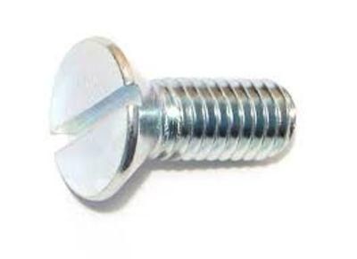 Flat Countersunk Head Slot Drive Fastener Carbon Stainless Steel Screw