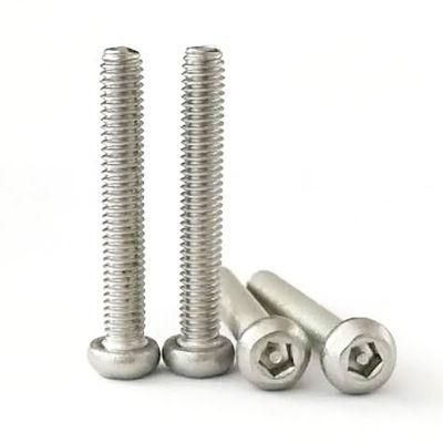 Custom Stainless Pan Head Pentagonal Anti Theft Screw with Pin