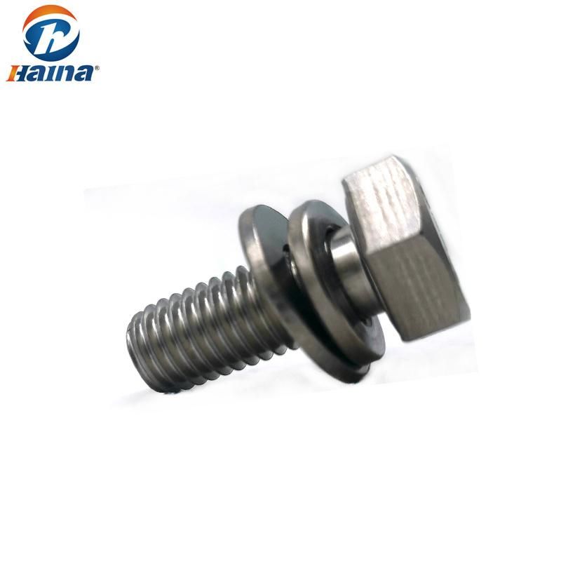 DIN6914 Stainless Steel Hex Head Bolt with Nut and Washer