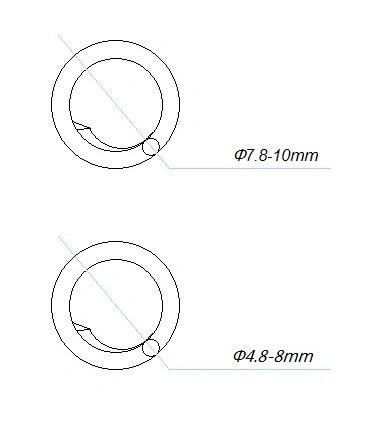 Hot Sell Zinc C Hog Ring Shank Nails C Rings