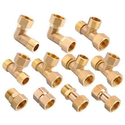 OEM Factory Brass 1/2 Inch Plumbing Cooling Watering Hose Brass Compression Fittings Pipe Fittings Brass Plumbing Fittings