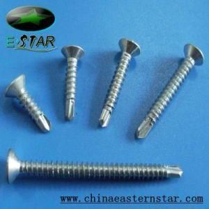 Self-Drilling Screw with Flat Head