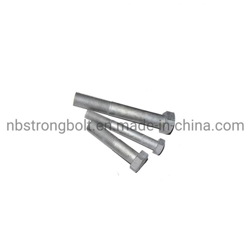 Hex Bolt HDG Screw with Nut and Washer