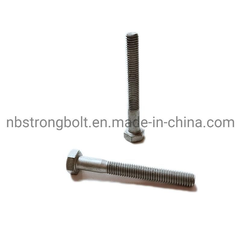 DIN931 Hex Bolt Cl. 4.8 with HDG ISO Fitting M8X65