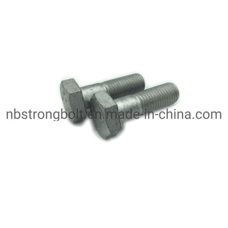 Hex Bolt DIN931 Cl. 6.8 HDG