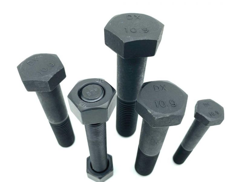 M6-M20 DIN933 Spot Supply Hex Head Grade 10.9 Carbon Steels Hex Bolt